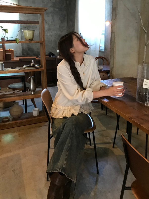 (당일발송♥) vintage maxi skirt 상세 이미지 2
