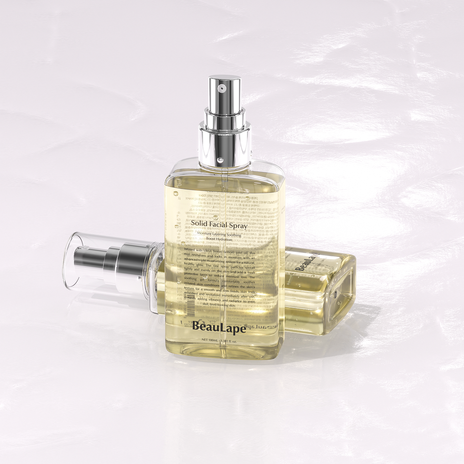 BeauLape Solid Facial Spray _ parkage design systeam