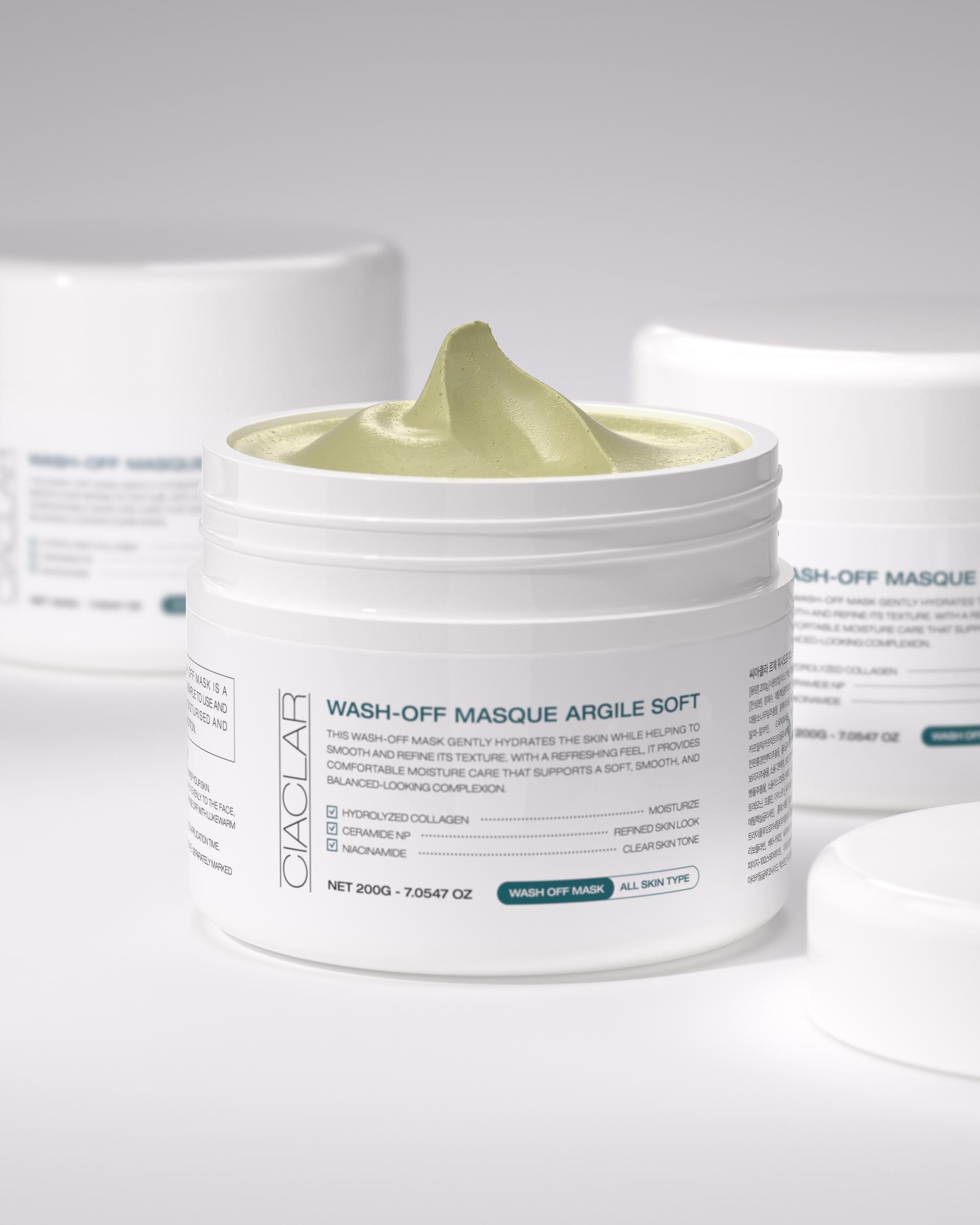 CIACLAR _WASH-OFF MASQUE ARGILE SOFT