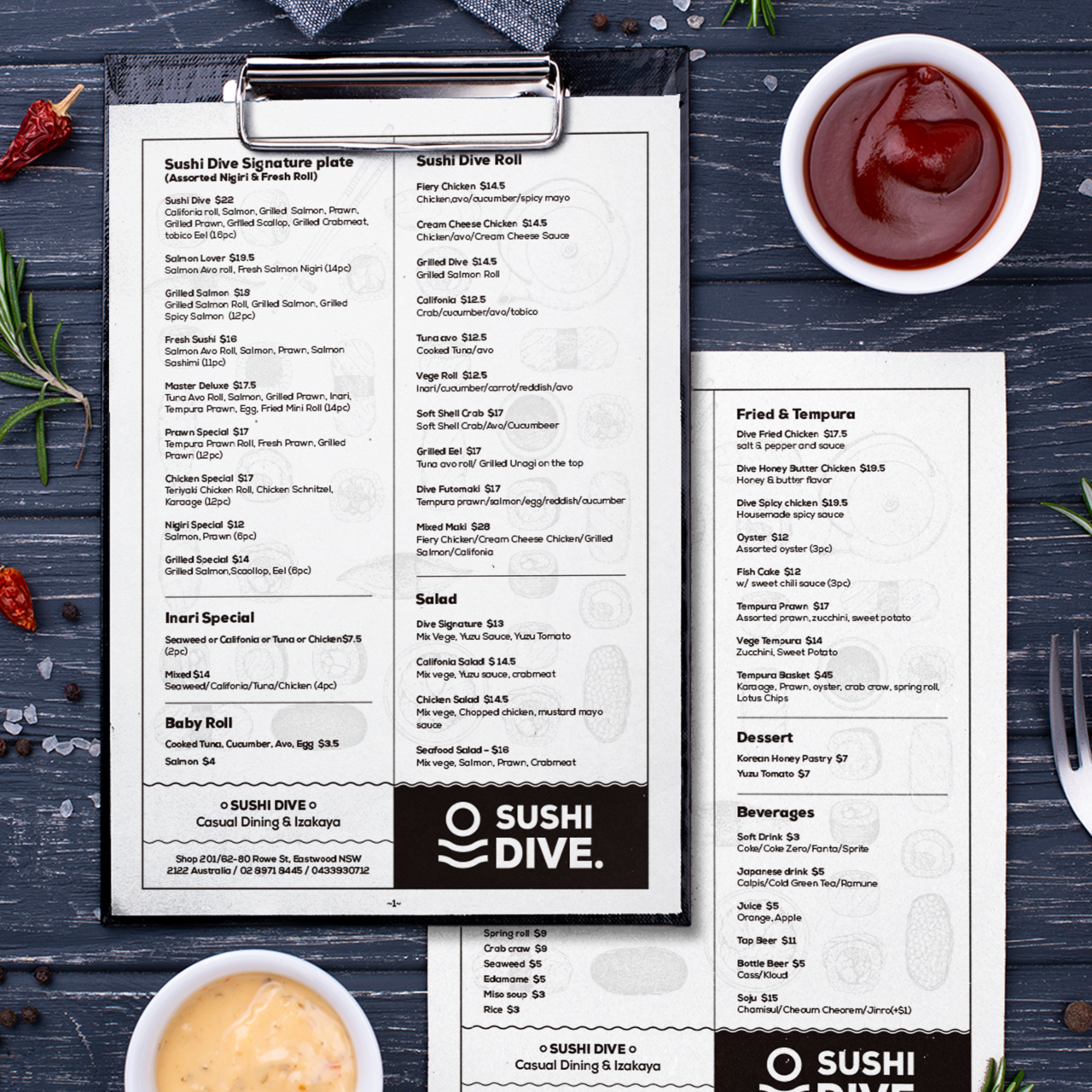 SUSHI DIVE _Brand Identity