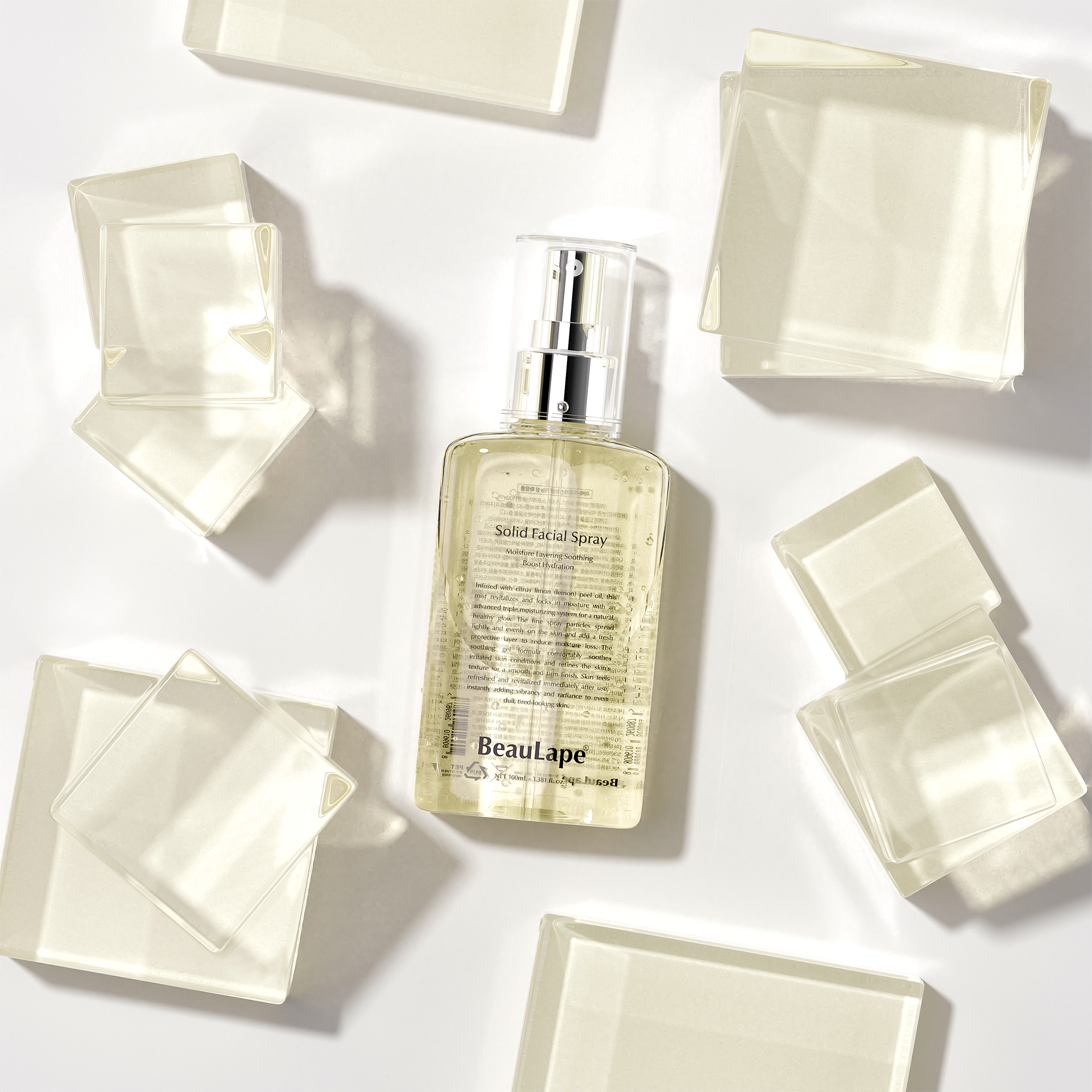 BeauLape Solid Facial Spray _ parkage design systeam
