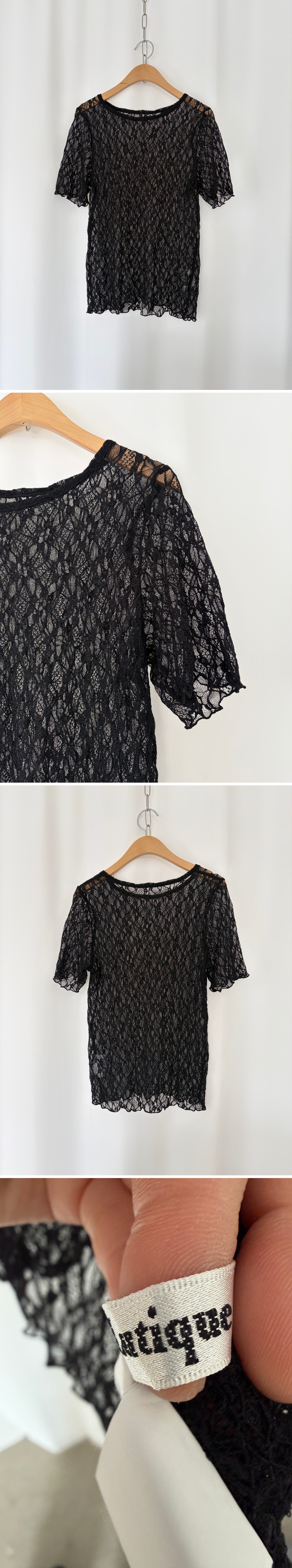 antique mesh top
