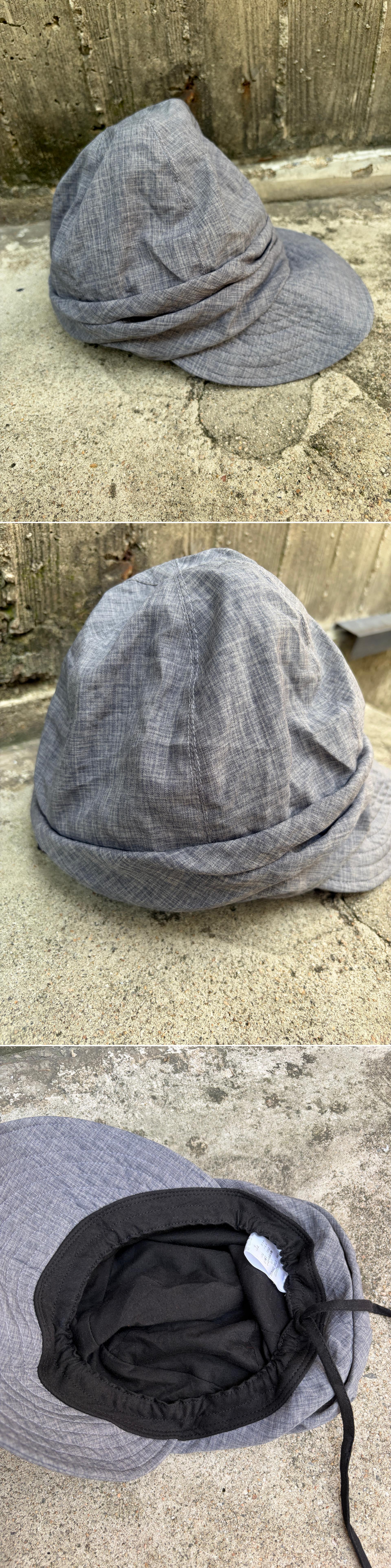 vintage drape cap