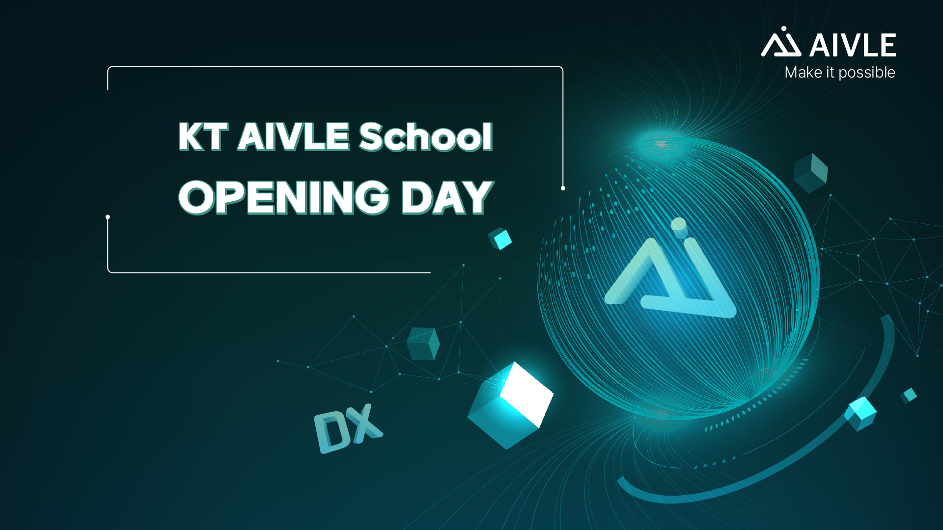 KT AIVLE School 7기 Opening Day KT에이블스쿨 방송 썸네일