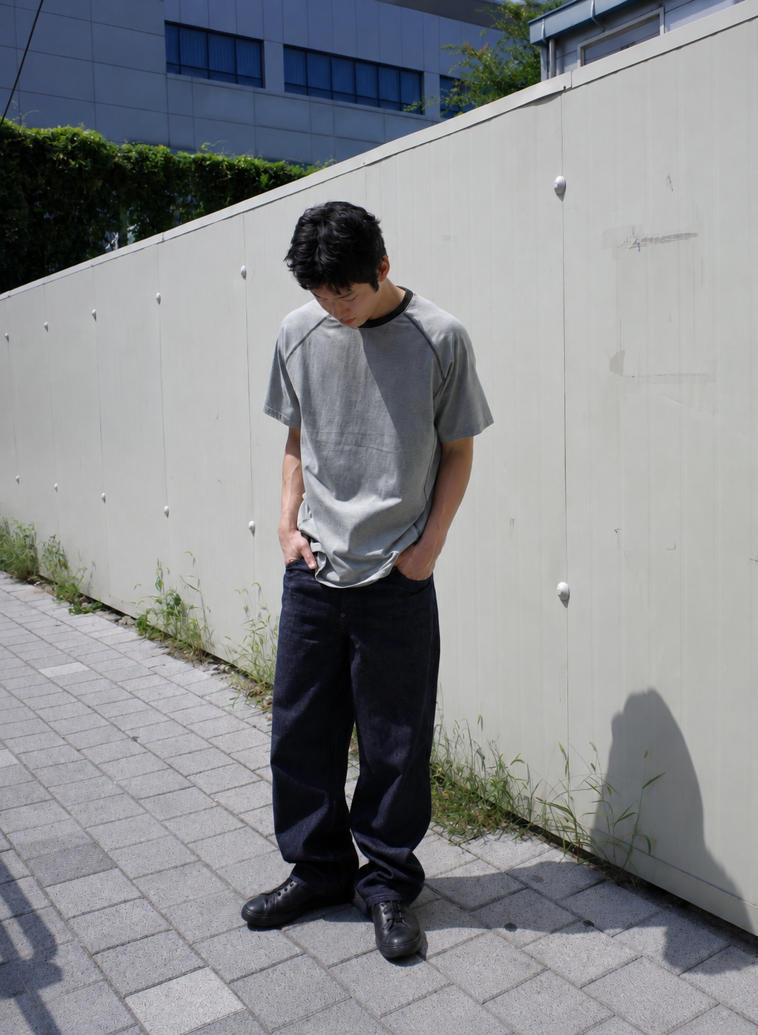 [2차 리오더 제품] hairy denim pants (navy)