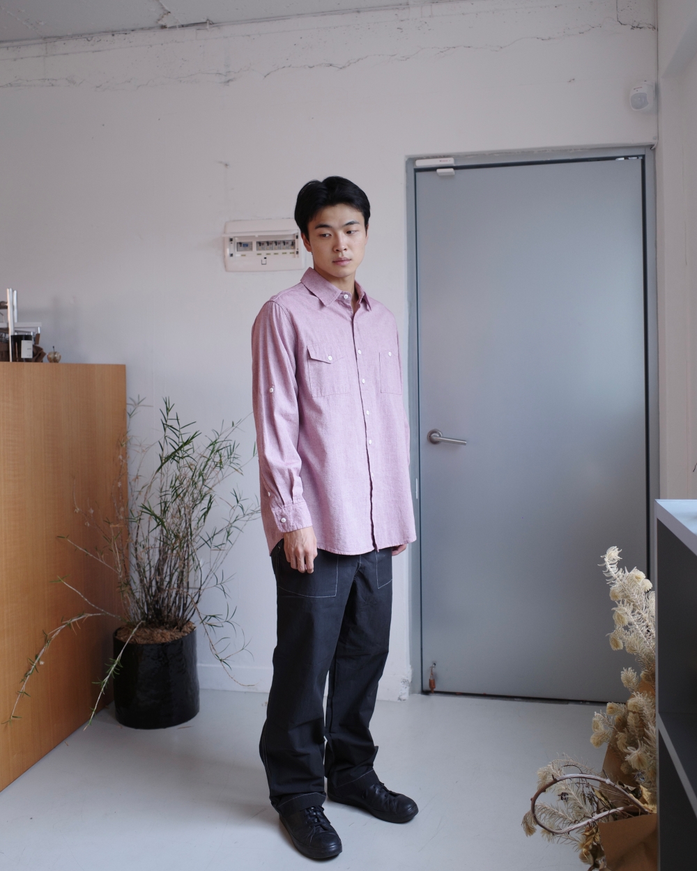 work shirt (red)