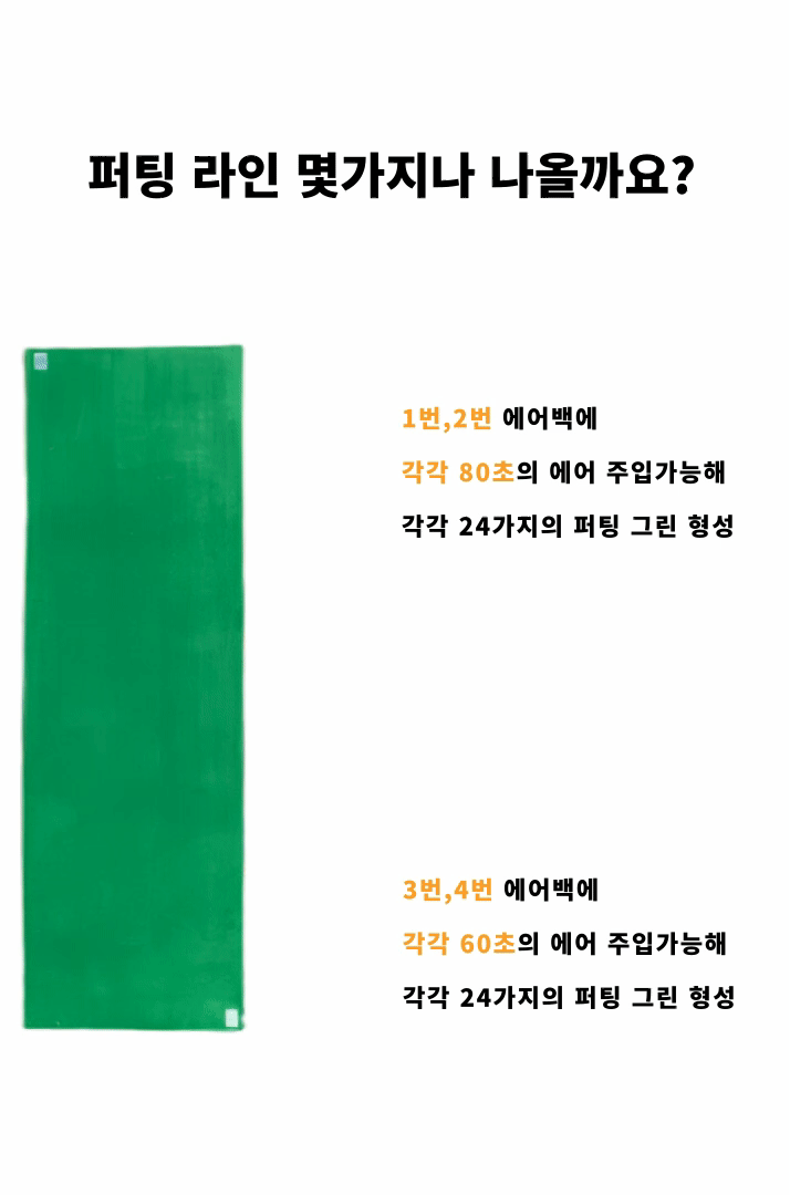 50%할인공구-오르막 내리막 실전퍼팅 매트 고급형(중사이즈 75cm x 300cm)