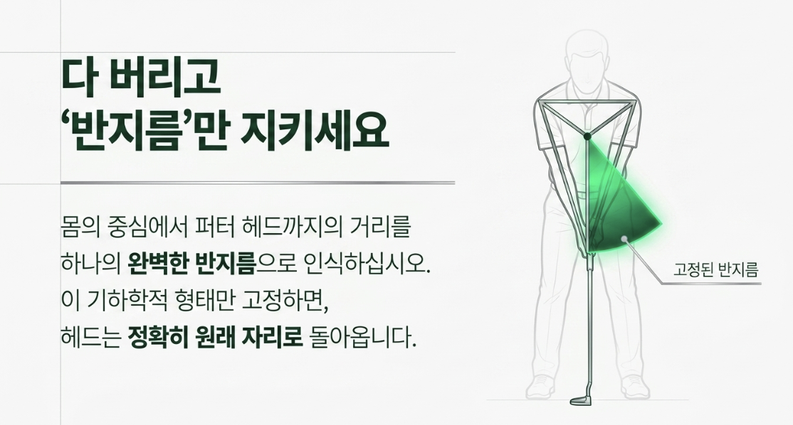 나이스메이커스 귀족퍼팅 시크릿 가이드-숏퍼팅, 반지름