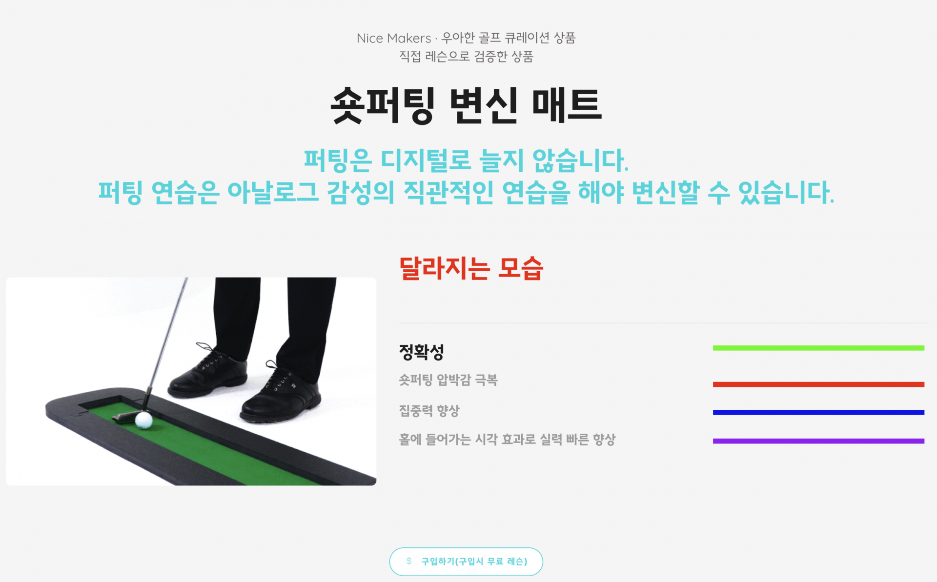 나이스메이커스 퍼팅 마스터 가이드
