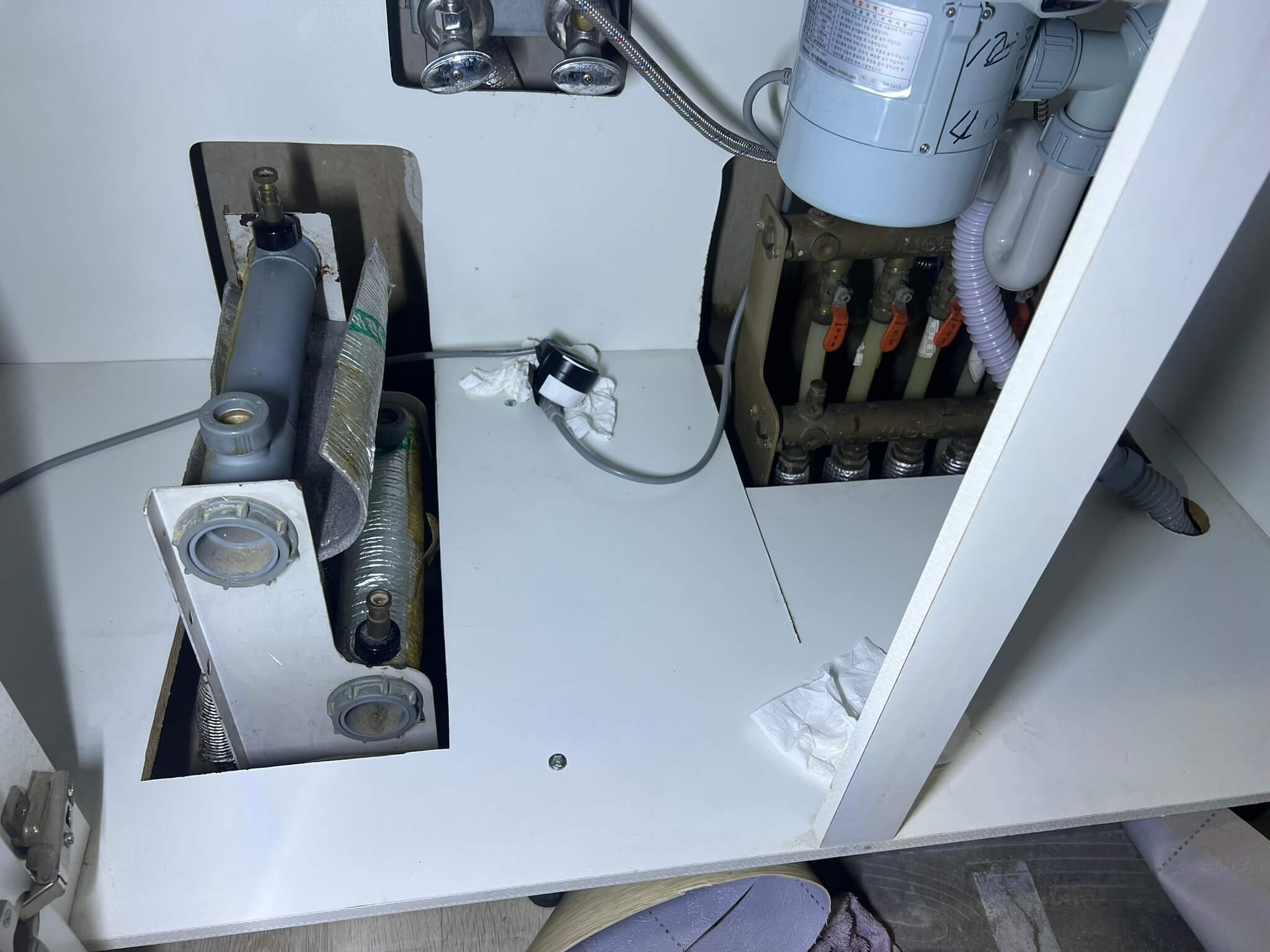 보일러 분배기 4구