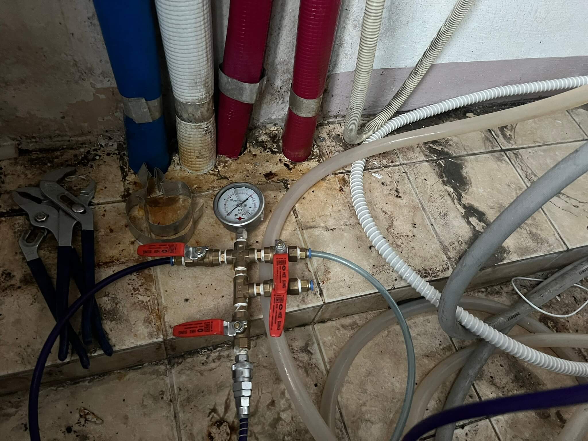 보일러 분배기 교체