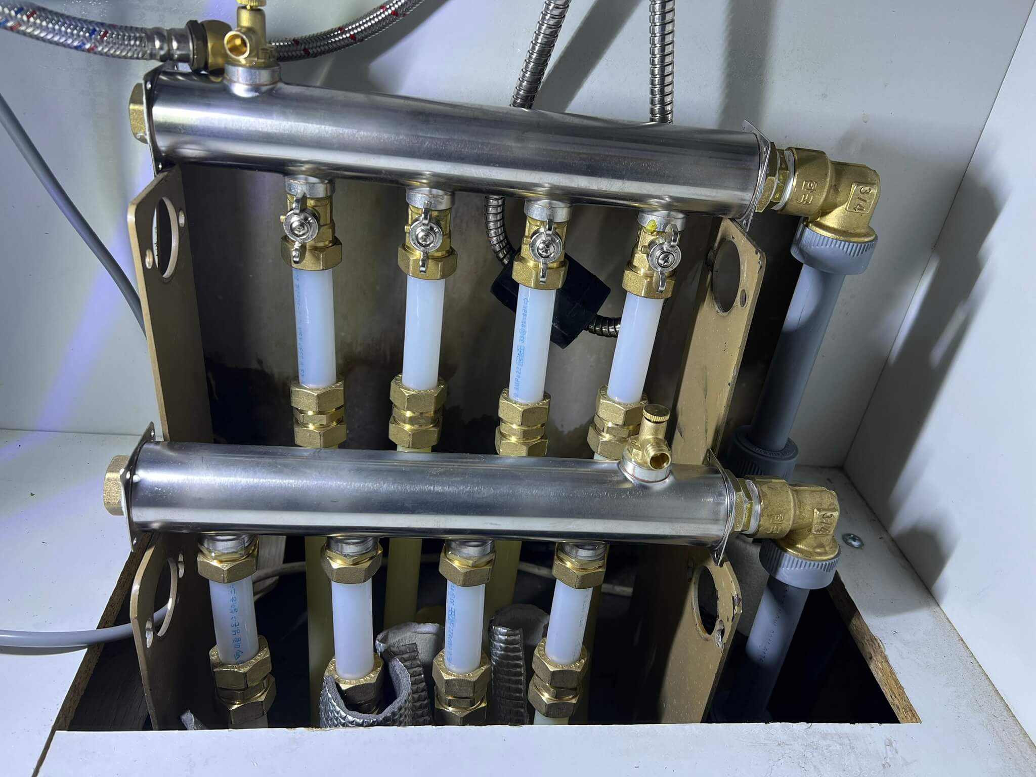 보일러 4구 분배기