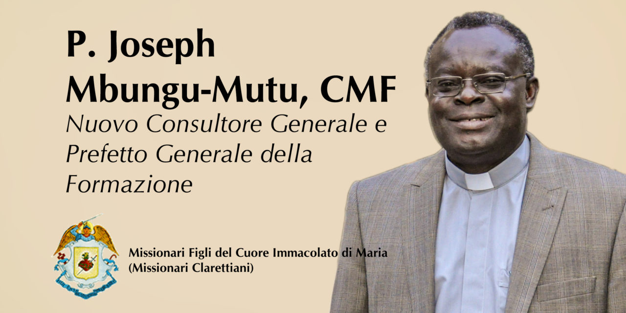 Fr. Joseph Mbungu-Mutu, CMF: New General Consultor and General Prefect of Formation