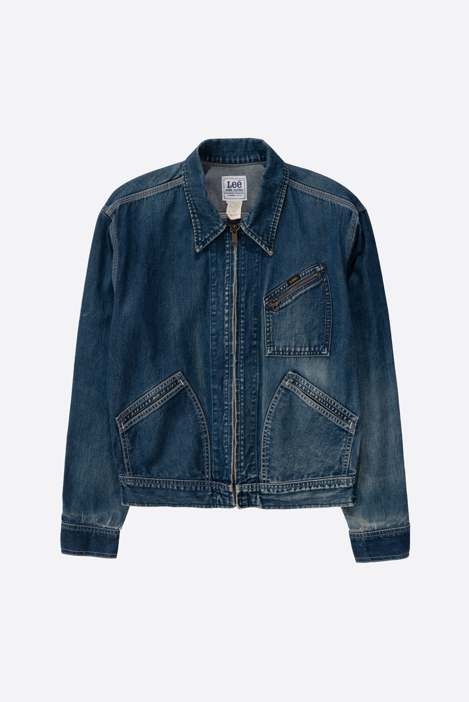 100] Lee 91-B Jelt Denim Jacket No. 5844 : 월드피스 다이어트