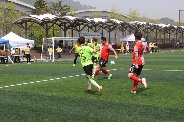 지난해 전국뇌성마비인 축구대회 모습.ⓒ한국뇌성마비복지회
