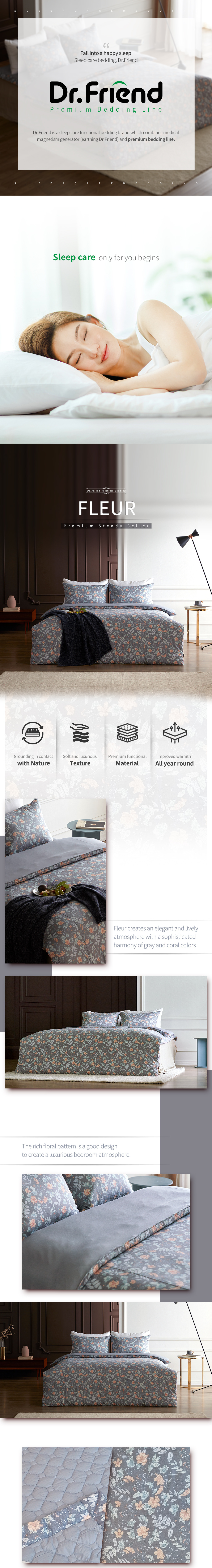 Fall into a happy sleep Sleep care badding, Dr.Friend 