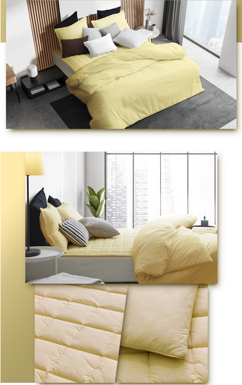 Decorative bright bedroom design for elegant and distinctive ambiance