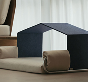 Anti-collapse pet house roof design using V-cut technology