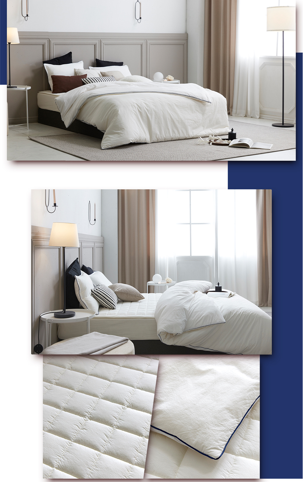 Harmonized minimalist design combining comfort, cleanliness, and chic style