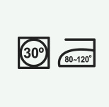 Cotton fabric care wash in lukewarm water 20–30°C