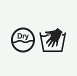 dry clean recommended fabric care low temperature hand wash
