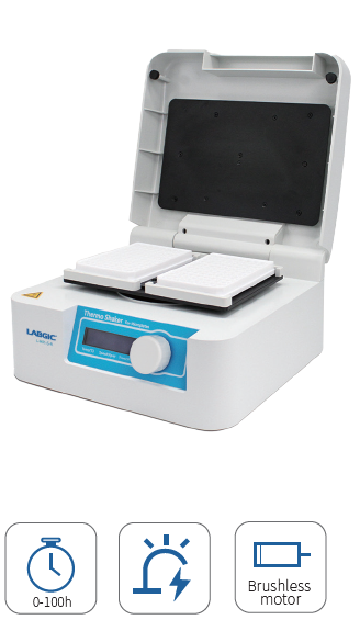 LABGIC Incubator for Microplates /Thermo Shaker for Microplate (two plates)