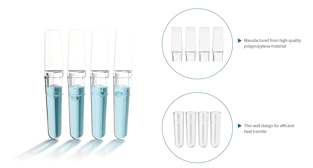 LABSELECT 0.1mL PCR 4-Strip Tube