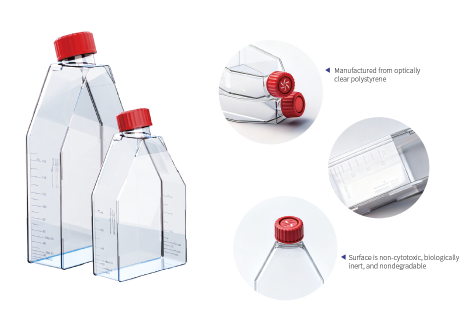 LABSELECT Ultra-low Attachment Flask
