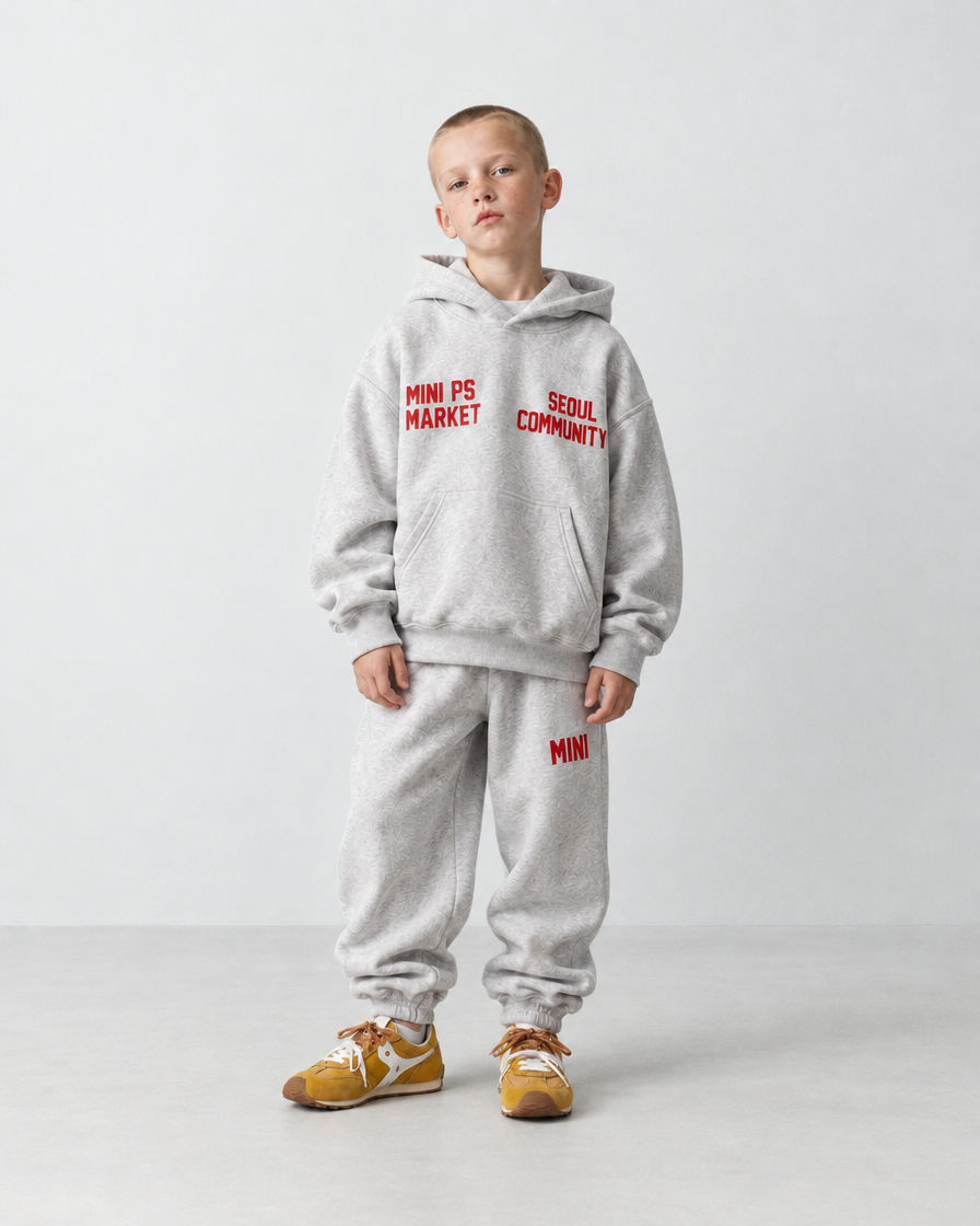 SEOUL CAPSULE 셋업(MELANGE GRAY) - KIDS
