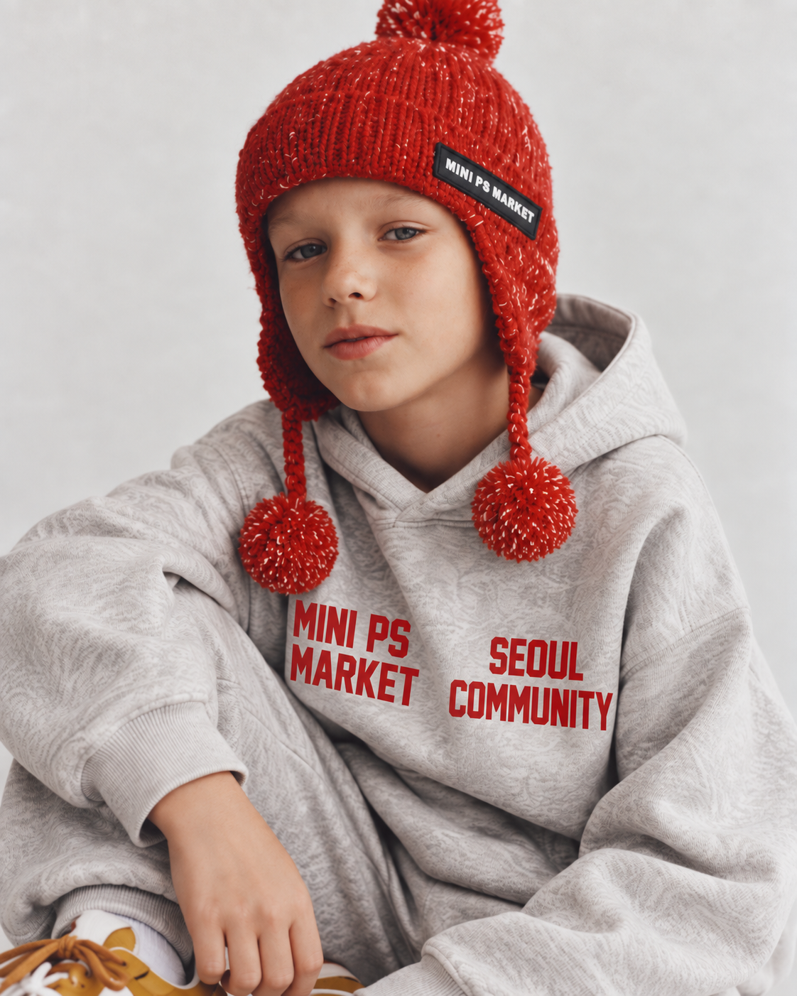SEOUL CAPSULE 셋업(MELANGE GRAY) - KIDS
