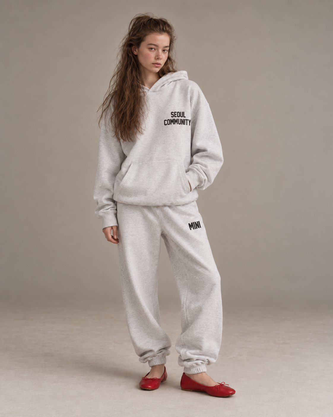 SEOUL CAPSULE 셋업(MELANGE GRAY) - ADULT