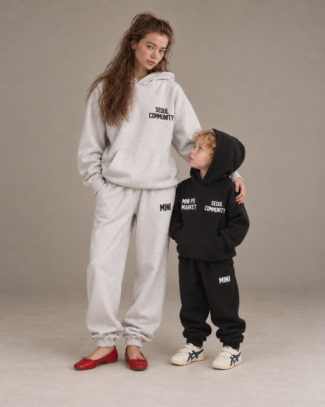 SEOUL CAPSULE 셋업(MELANGE GRAY) - ADULT