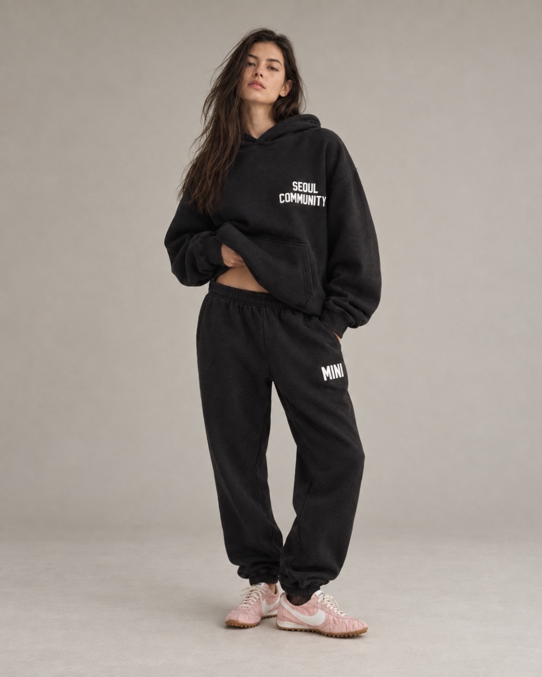 SEOUL CAPSULE 셋업(MELANGE GRAY) - ADULT