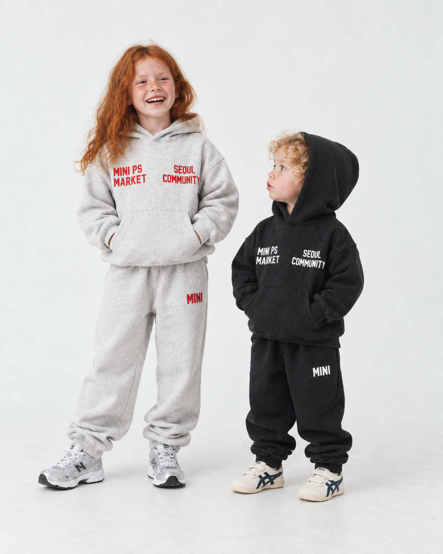 SEOUL CAPSULE 셋업(MELANGE GRAY) - KIDS