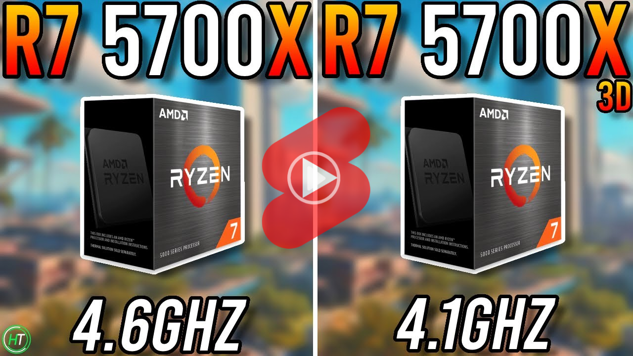 라이젠 AMD CPU R7 5700X vs R7 5700X3D의 게임 성능 비교 (with 엔비디아 RTX 4090)  - FHD, QHD, 4K 해상도