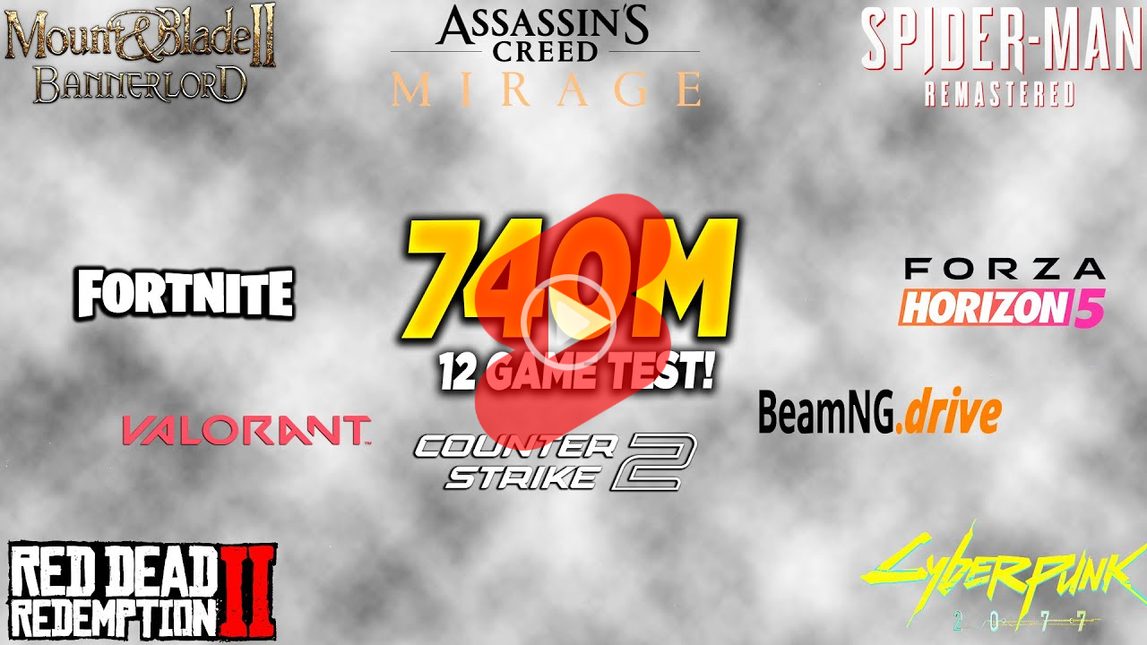 AMD Ryzen 5 8500G CPU 내장 그래픽의 게임 성능 영상