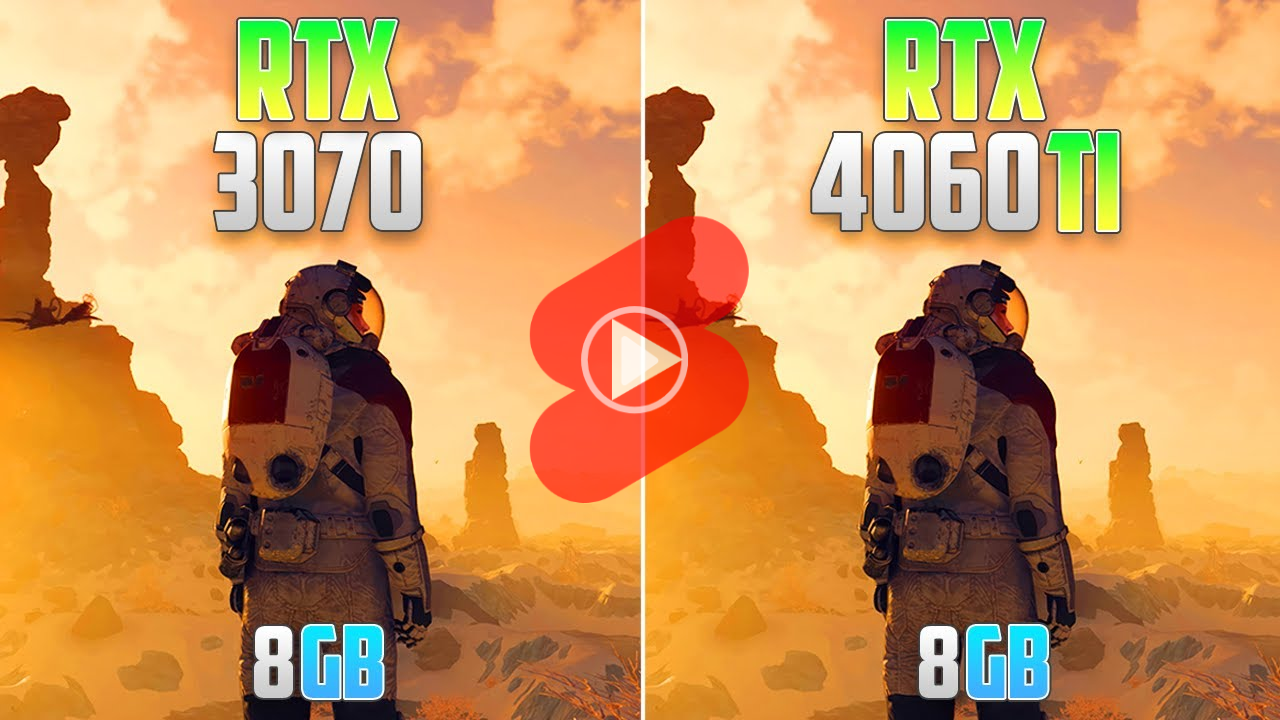 엔비디아 RTX 3070과 RTX 4060 TI + 5800X 3D CPU 게임 성능 비교  -  FHD, QHD 해상도