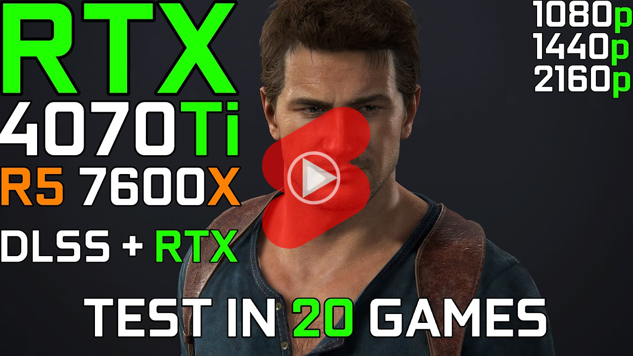 AMD CPU Ryzen 5 7600X + RTX 4070 TI 그래픽 카드 조합의  게임 성능 확인 3 - FHD, QHD, 4K 해상도