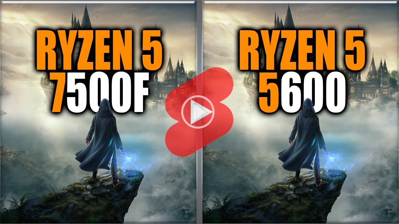 Ryzen 5 5600과 Ryzen 5 7500F 벤치 성능 비교 영상