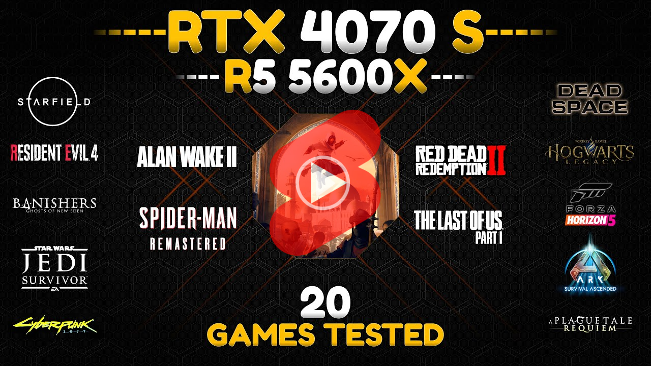 라이젠 CPU 5600X에서 그래픽 카드 RTX 4070 SUPER 의  게임 성능은 어느 정도가 나올까? - 1  (Feat. DDR4, QHD 해상도)