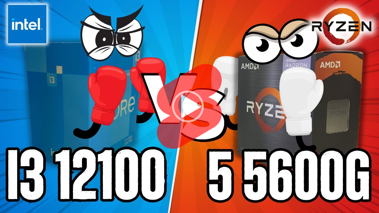 Ryzen 5 5600G vs Intel i3 12100 내장 그래픽 게임 성능 비교