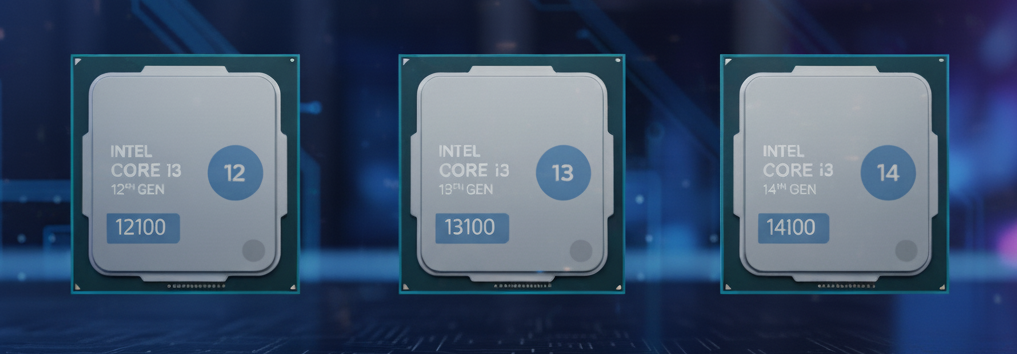 인텔 i3 12100/13100/14100 CPU