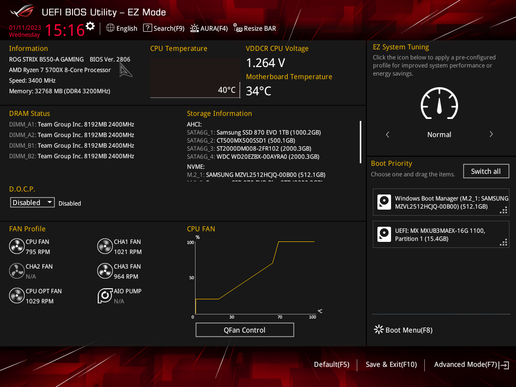 ASUS 메인보드 바이오스