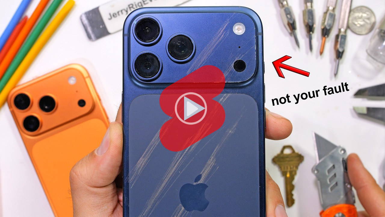 아이폰 17 스크레치, 내구성 테스트 영상