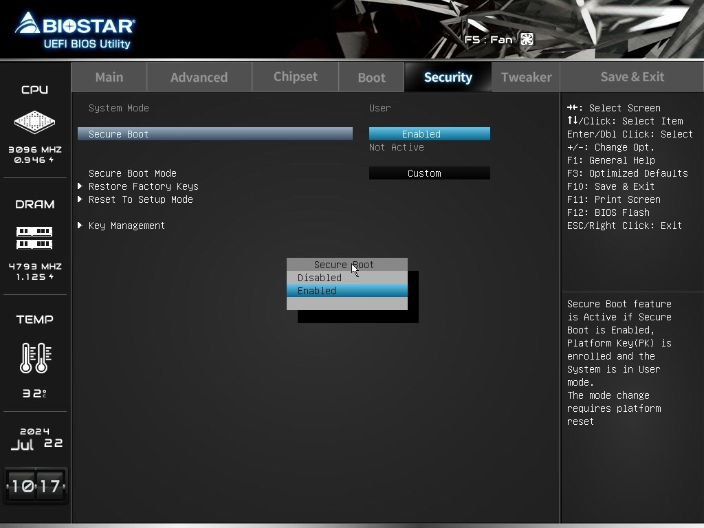 바이오스타 메인보드 바이오스