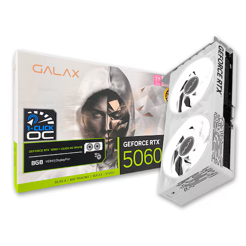 갤럭시 GALAX 지포스 RTX 5060 WHITE OC D7 8GB 그래픽 카드
