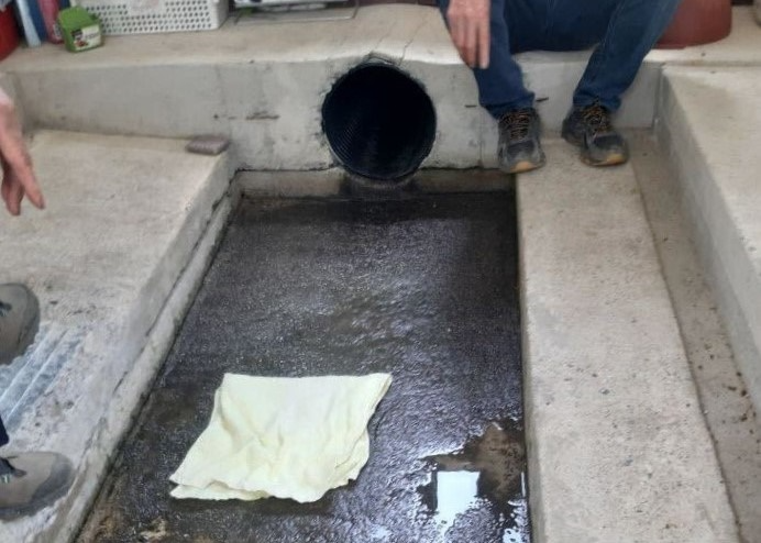 송한2리 공동 빨래터 수위