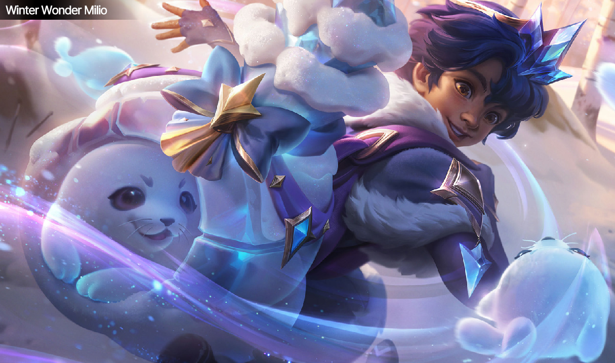25.23 Patch Update 출시 스킨인 겨울 동화 밀리오 스킨 일러스트 25.23 Patch Update 출시 스킨인 겨울 동화 밀리오 스킨 일러스트