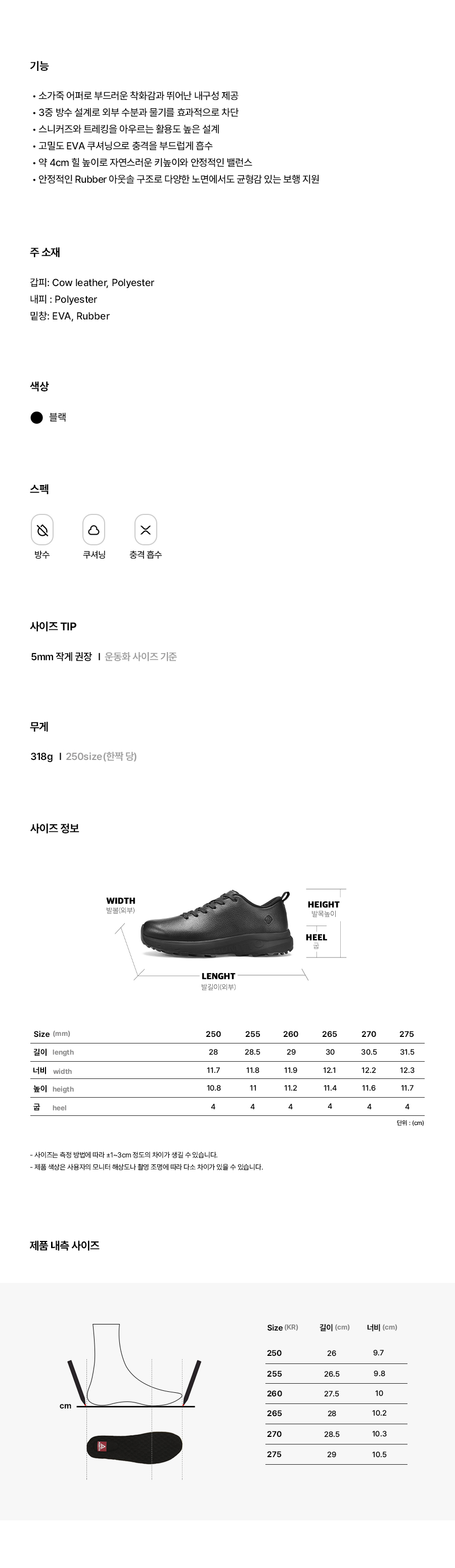 베이 로우 TRX 남성