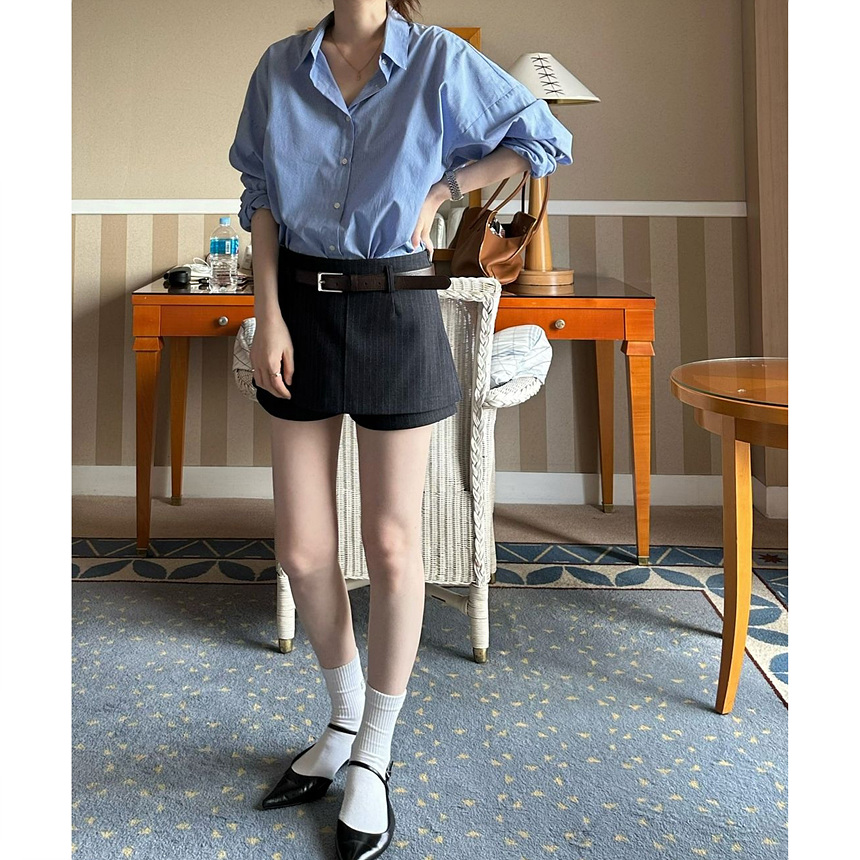 로그 치마 바지 미니 스커트 팬츠 숏반바지 상세 이미지 10